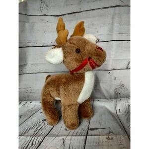 Beverly Hills Rudolph Red Nosed Reindeer Plush 16" no music or light